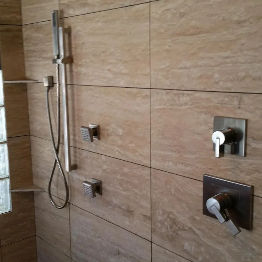 Shower fixture installation for Water Heater Replacement in Guttenberg